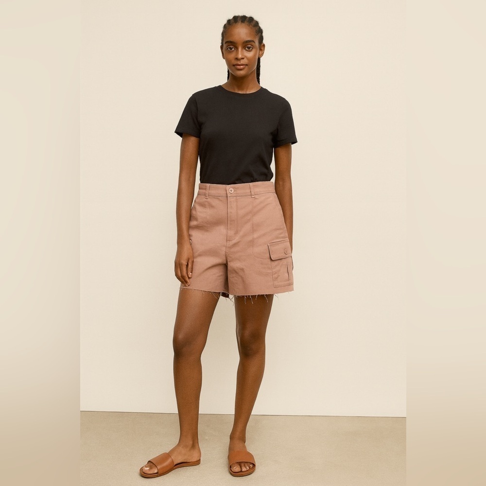 Loft Cargo Raw Hem Shirts.      Size-6